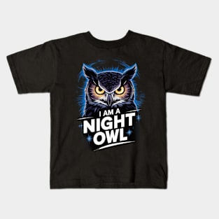 Night Owl Wisdom: Embrace the Darkness T-shirt Kids T-Shirt